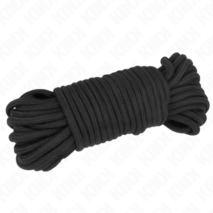 Cuerda De Algodón 20 Metros Negro