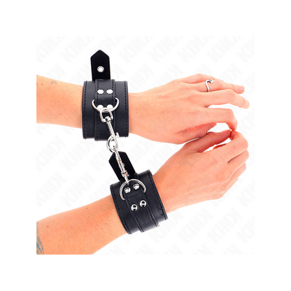 Muñequeras Con Tachuelas Negro 35 X 6 Cm