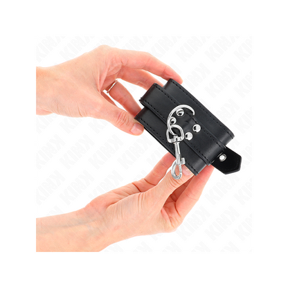 Muñequeras Con Tachuelas Negro 35 X 6 Cm