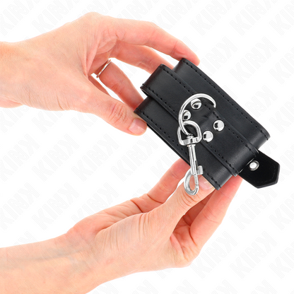 Muñequeras Con Tachuelas Negro 35 X 6 Cm