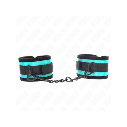 Muñequeras Negro-Azul Ajustable 18-32 Cm X 5 Cm