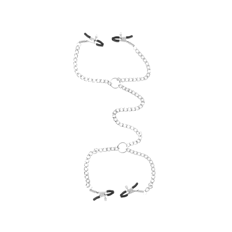 Pinzas Para Pezones Doble 32 Cm Con Cadenas 14 Cm