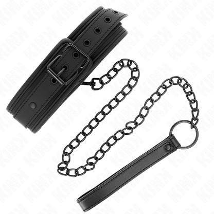Collar Con Correa 78 Cm Bondage De Neopreno Modelo 1 Ajustable 37.5 X 49.5 Cm