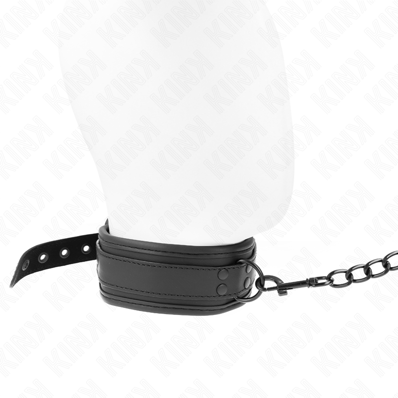 Collar Con Correa 78 Cm Bondage De Neopreno Modelo 1 Ajustable 37.5 X 49.5 Cm