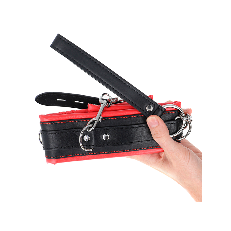 Collar Con Correa 65 Cm Pesado Modelo 3 Ajustable 36.5-50 Cm