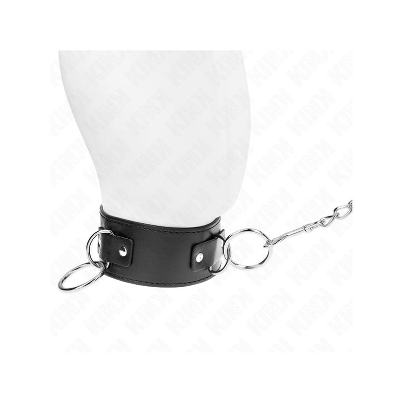 Collar Con Correa 65 Cm 3 Anillos Modelo 2 Ajustable 36-43 Cm X 5 Cm