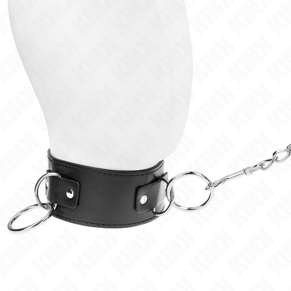 Collar Con Correa 65 Cm 3 Anillos Modelo 2 Ajustable 36-43 Cm X 5 Cm
