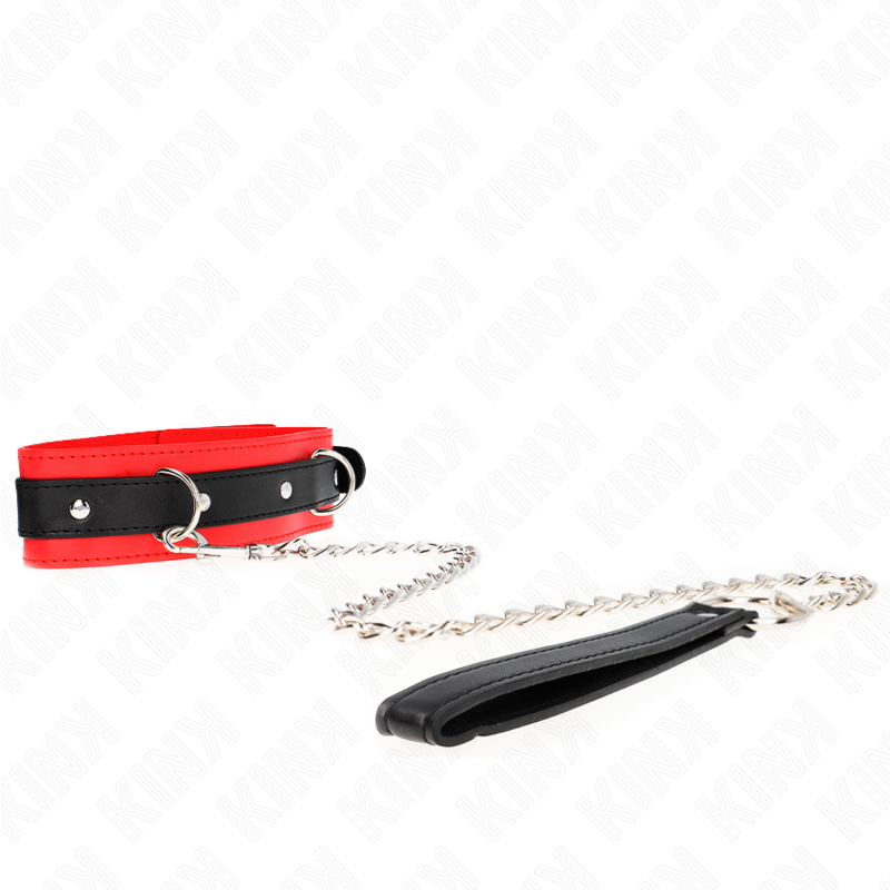 Collar Con Correa 65 Cm Modelo Básico Modelo 3 Rojo 53 X 5 Cm
