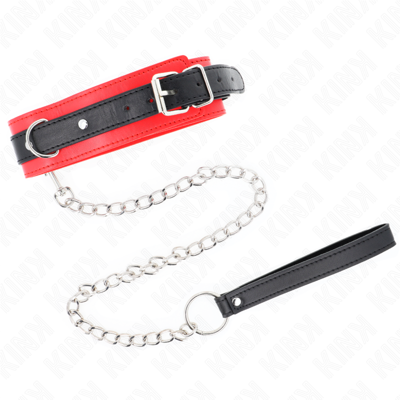 Collar Con Correa 65 Cm Modelo Básico Modelo 3 Rojo 53 X 5 Cm