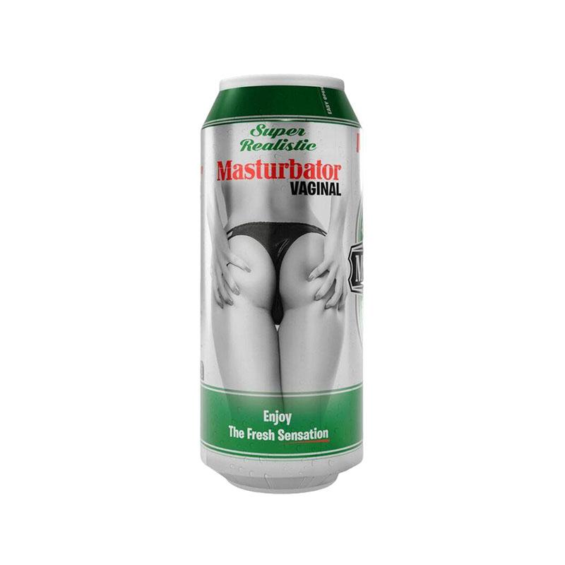 Masturbator Vaginal Lata Cerveza