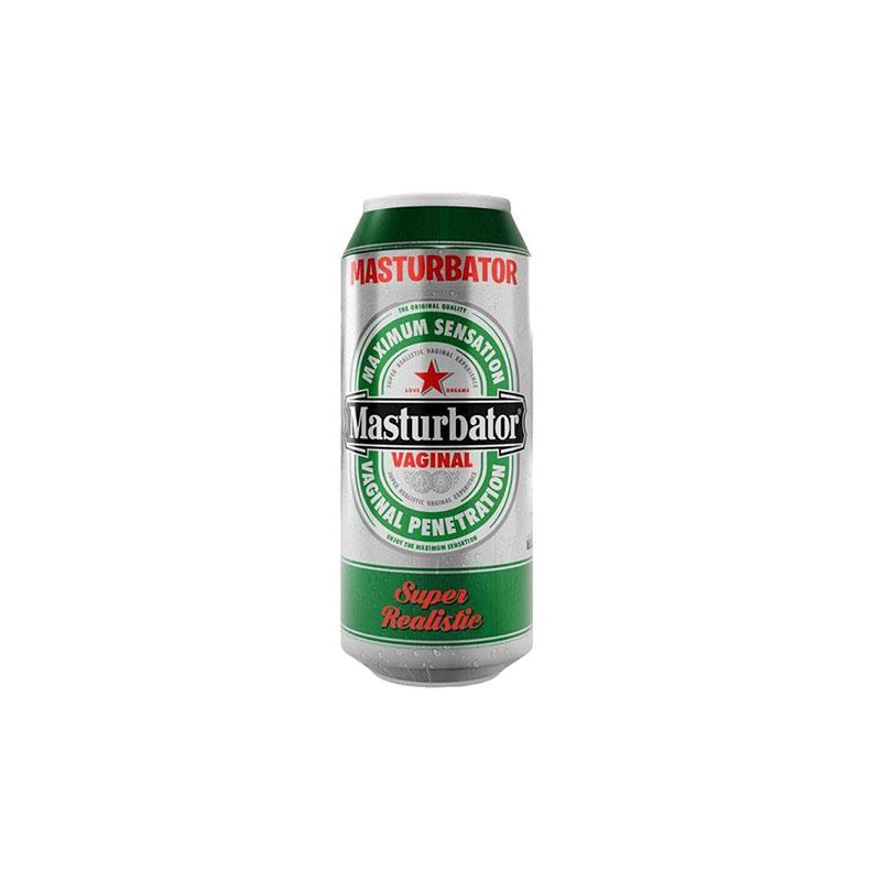 Masturbator Vaginal Lata Cerveza