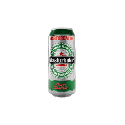 Masturbator Vaginal Lata Cerveza