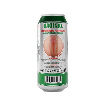 Masturbator Vaginal Lata Cerveza