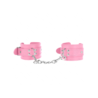 Muñequeras Sencillas Rosa Ajustable 20-23 Cm X 5.5 Cm