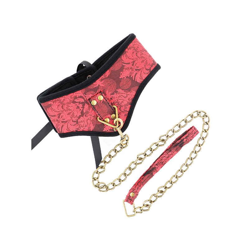 Collar Con Correa De Encaje 75 Cm Modelo Scandal 44 X 10 Cm