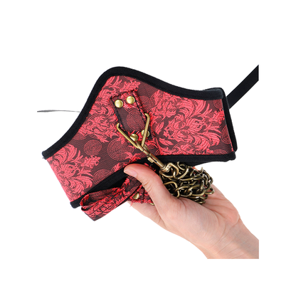 Collar Con Correa De Encaje 75 Cm Modelo Scandal 44 X 10 Cm