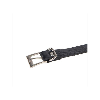 Cinturón De Bondage Punk Hebilla Metal Negro Talla Única