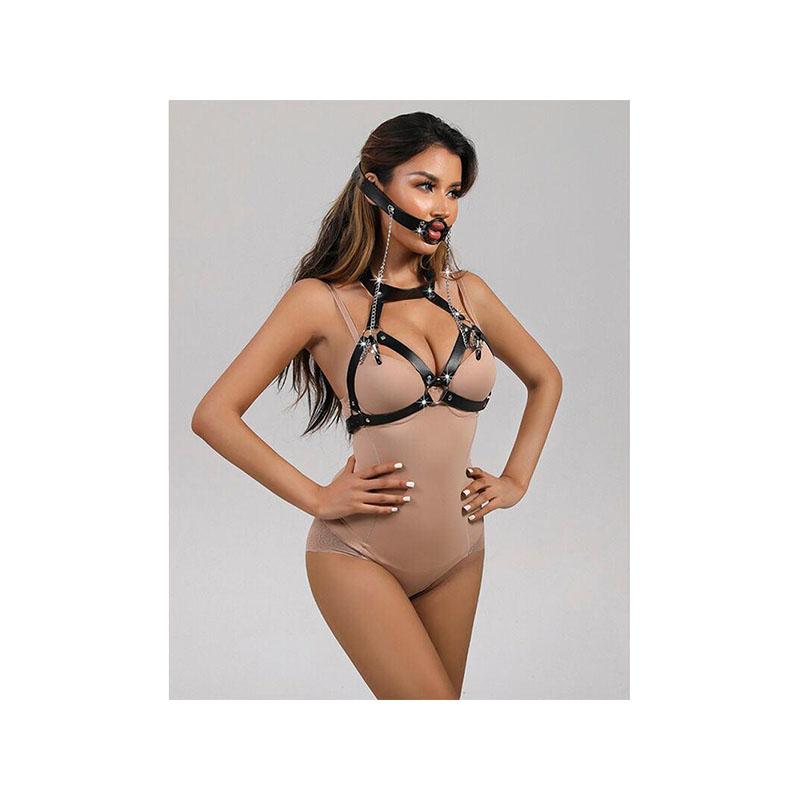 Pinzas Para Pecho Con Correas De Cuero