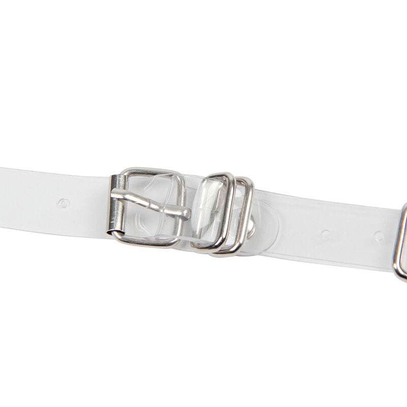 Arnés De Pecho Con Anillos Y Cadenas Plata