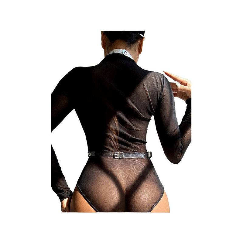 Arnés De Pecho Con Anillos Y Cadenas Plata