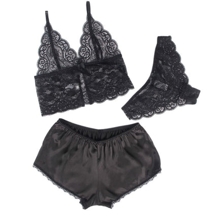 Conjunto 3 Piezas Encaje