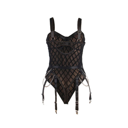 Body Con Cadenas & Liguero