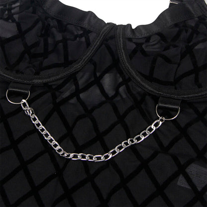 Body Con Cadenas & Liguero