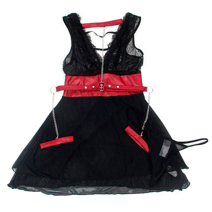 Vestido Con Encaje