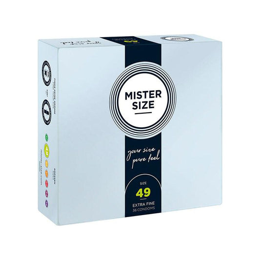 Preservativos Mister Size S 49 MM 36 Uds