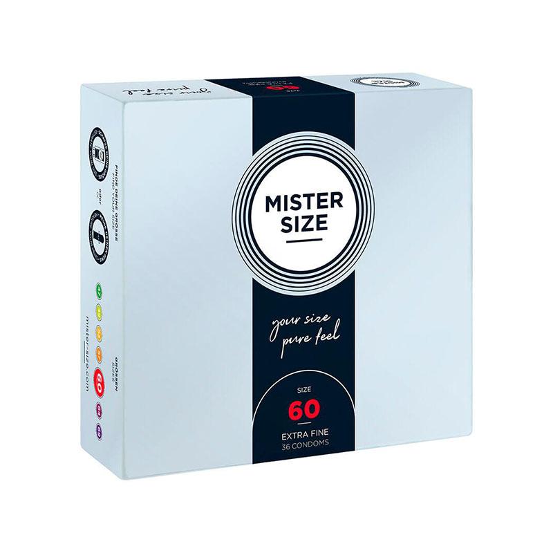 Preservativos Mister Size XL 60 MM 36 Uds