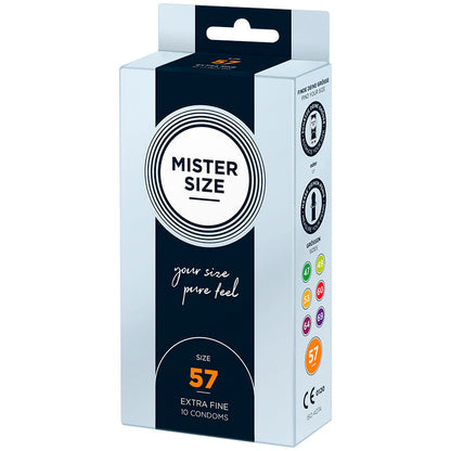 Preservativos Mister Size L 57 MM 10 Uds