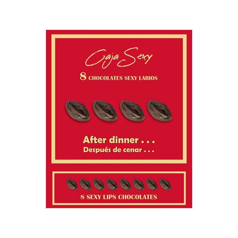 Caja 8 Chocolatinas Forma Vagina