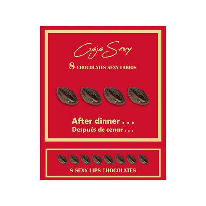Caja 8 Chocolatinas Forma Vagina