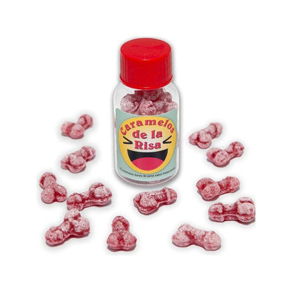 12 Caramelos De La Risa Forma Pene Fresa/Cereza