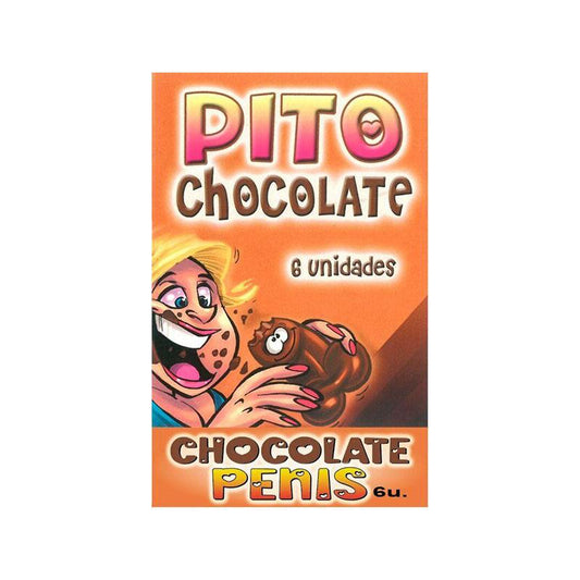 Caja 6 Chocolatinas Forma Pene