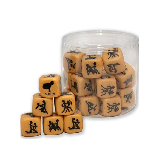 Dado Del Amor Posturas Dorado