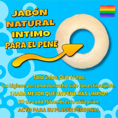 Jabón Perfumado Higiene Masculina 100 Gramos Naranja
