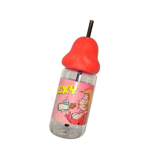 Biberón Forma Pene 360 Ml Rojo