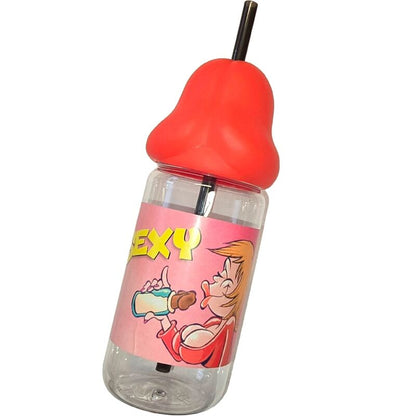 Biberón Forma Pene 360 Ml Rojo