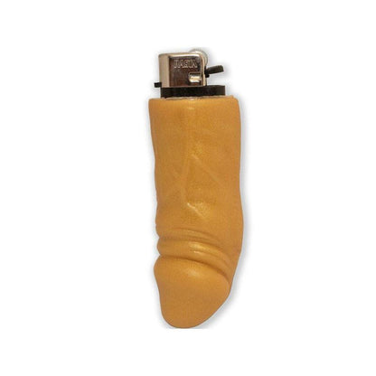 Mechero Recargable Forma Pene Dorado