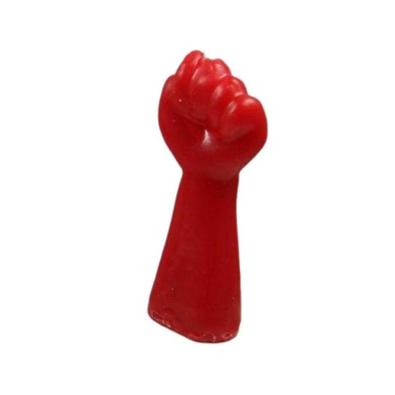 Vela Forma Puño Rojo