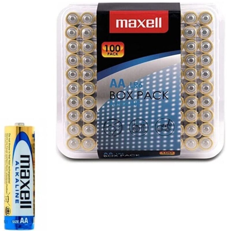 Pila Alcalina AA LR6 Blister 100 Uds