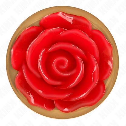 Plug Anal Adorno Rosa Roja