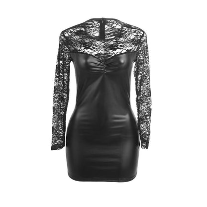 Vestido Con Encaje