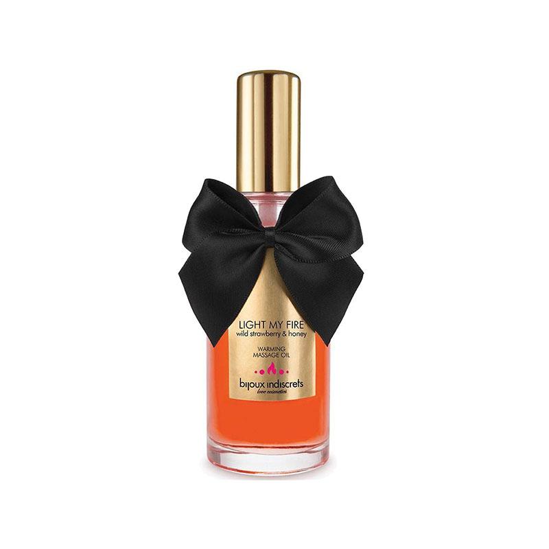 Aceite Masaje Efecto Calor Aroma Fresa