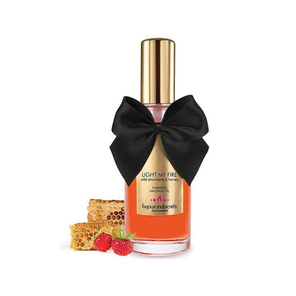 Aceite Masaje Efecto Calor Aroma Fresa