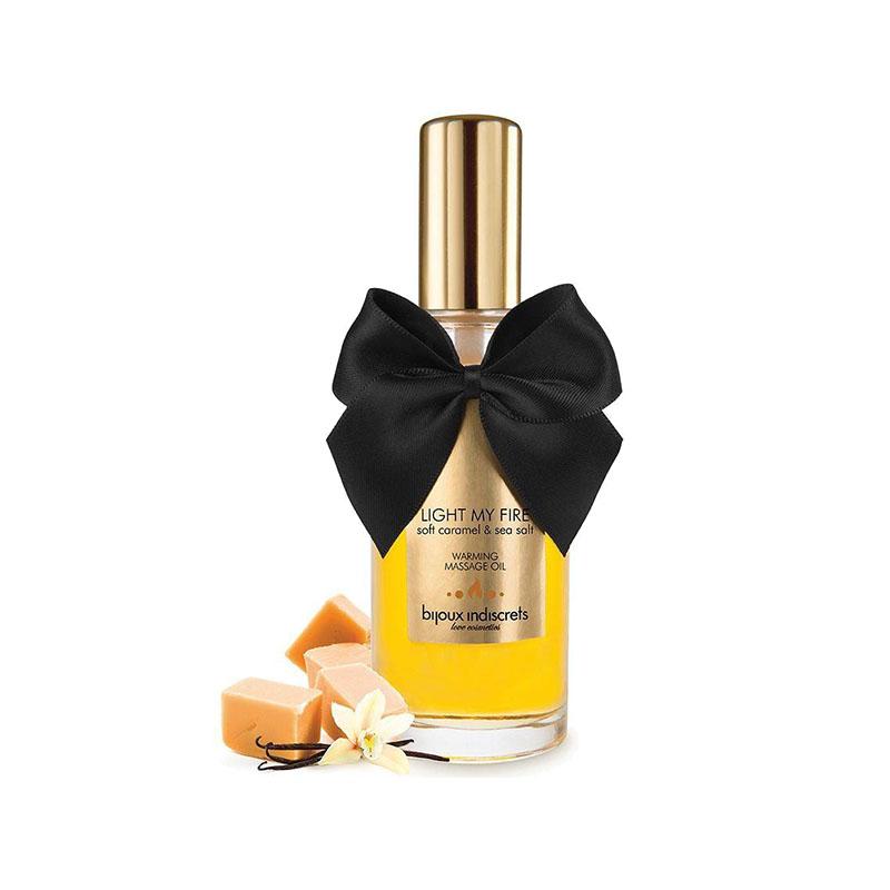 Aceite Masaje Efecto Calor Aroma Caramelo