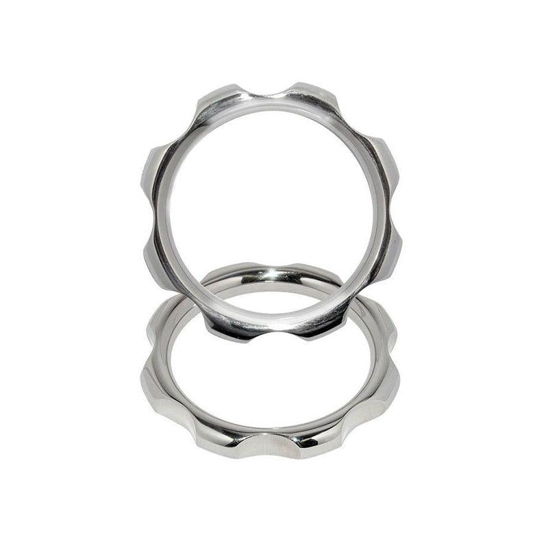 Anillo Torque Metal Para Pene Y Testiculos 45Mm