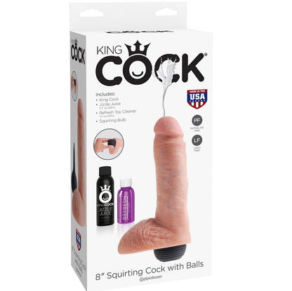 Dildo Realistico Eyaculador King Cock