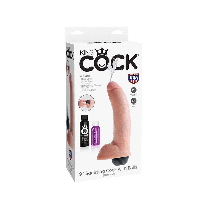 Dildo Realistico Eyaculador King Cock